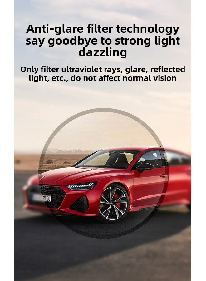 Men's and women's retro sports fashion anti-ultraviolet sunglasses goggles sunglasses - Image 4