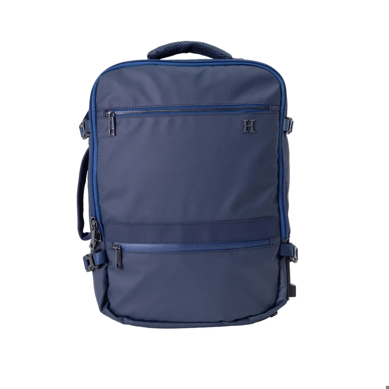 Hotel Collection  Smart Travel Backpack – RFID Protection, Expandable, USB Charging, & Padded Laptop Compartment - Navy  | Best Price UAE