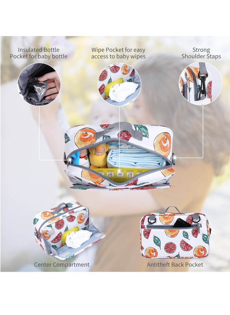 Diaper Bag Premium Stroller Organizer Bag with Insulated Pocket Stroller Hooks and Adjustable Strap  Non-Slip Design Universal Fit for Most Strollers Ideal for Diapers Baby Items - Image 2