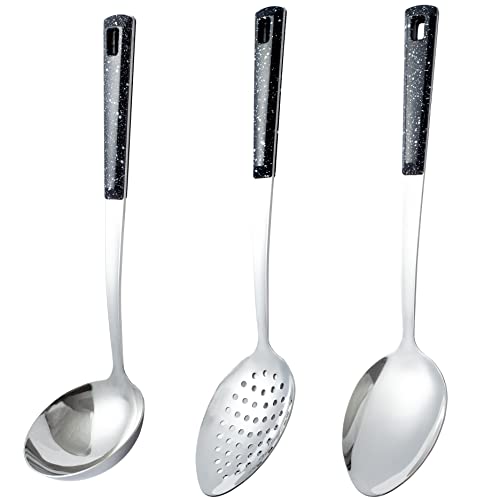 HAPPY KIT 3Piece Splatter Screen Set  Fine Mesh StainlessSteel Grease Splatter Guard for Pots Pans and Skillets  Kitchen Gadgets by Classic Cuisine 