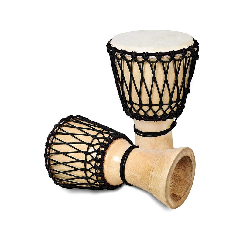 Clapbox Djembe - Mango Wood (8 Inches, Natural) - Image 5