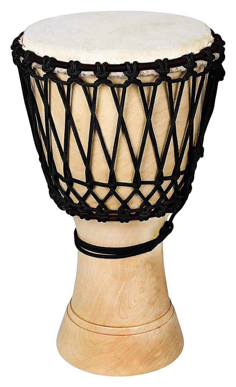 Clapbox Djembe - Mango Wood (8 Inches, Natural) - Image 1