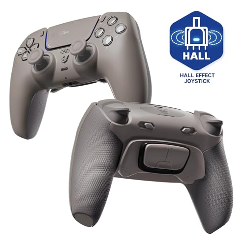 HEXGAMING ULTIMATE PRO Gaming Controller Compatible with ps5/PC/Mobile - 4 Back Buttons, 6 Custom Profiles, Adjustable Triggers, 8 Swappable Thumbsticks - Hall Effect Quantum Gray - Image 1