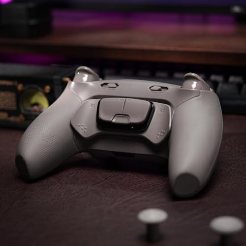 HEXGAMING ULTIMATE PRO Gaming Controller Compatible with ps5/PC/Mobile - 4 Back Buttons, 6 Custom Profiles, Adjustable Triggers, 8 Swappable Thumbsticks - Hall Effect Quantum Gray - Image 3