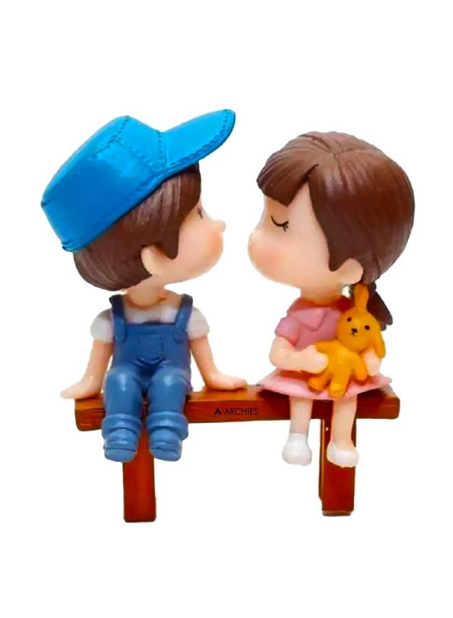 ARCHIES Romantic Love Miniature Figurines Showpiece Valentine Gift for Girlfriend, Boyfriend, Lover, Couples, Husband, Wife | Birthday | Valentines Day | Anniversary VALG19 - Image 1