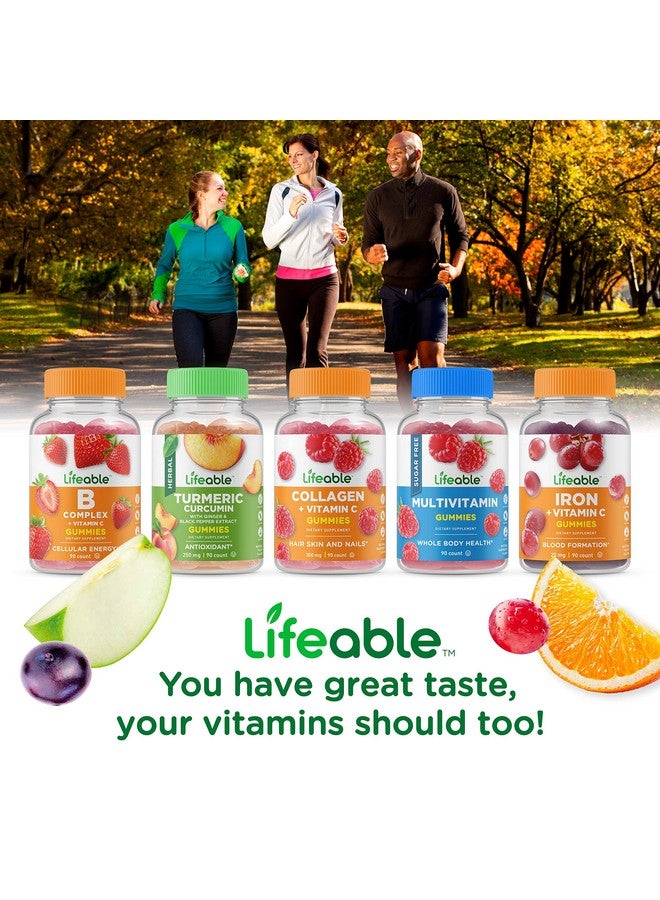 Lifeable Glucose Gummies - Great Tasting Natural Flavor Gummy - Gluten Free GMO-Free Chewable - for Adults and Kids - 90 Gummies - Image 4