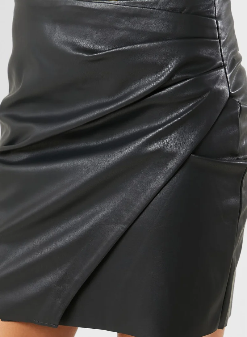 Topshop Tall High Waist Mini Skirt