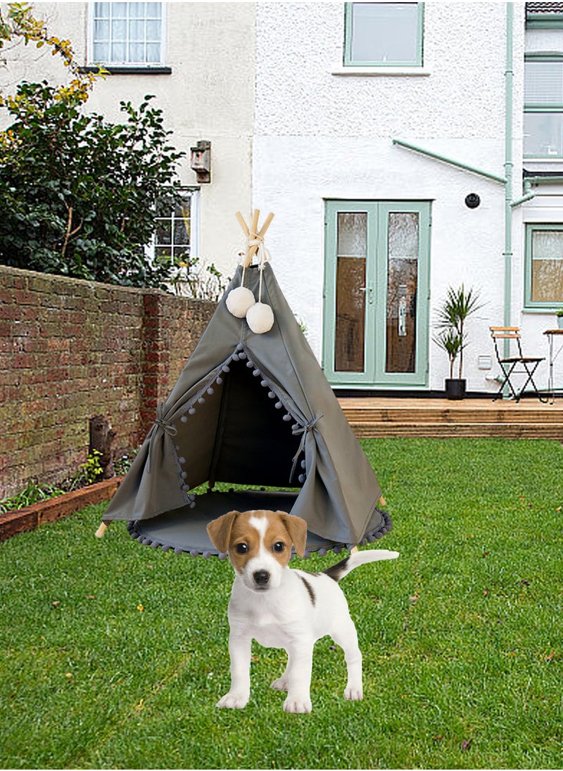 Kidle - Dog Tent Bed Pet Tent Cat Teepee Washable Breathable Tent Small and Medium Pet Products Puppy Bed Portable Dogs Cats Bed Play House for Indoor Outdoor - Image 1