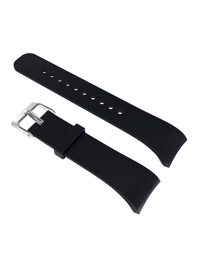 NIBEMINENT Replacement Band For Samsung Gear Fit2 SM-R360 Black  - Image 1