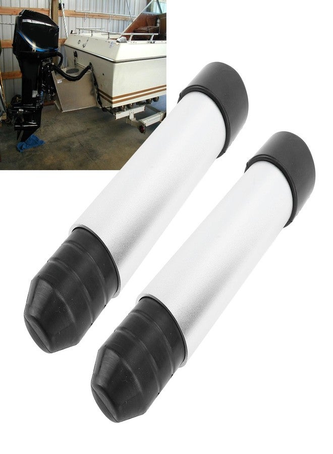 Jiawu Outboard Transom Saver, 2PCS Boat Transom Saver, Wedge Transom Rubber Outboard Motor Support Toter Support, Bass Boat Accessories for Outboards Motor Trim Tilt Systems (Silver) - Image 4