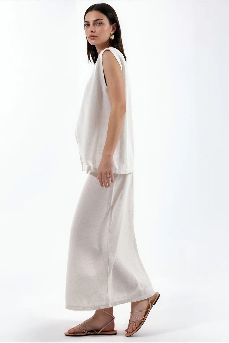 Jennyfer Cotton Viscose Linen Two-Piece Coord - Image 2