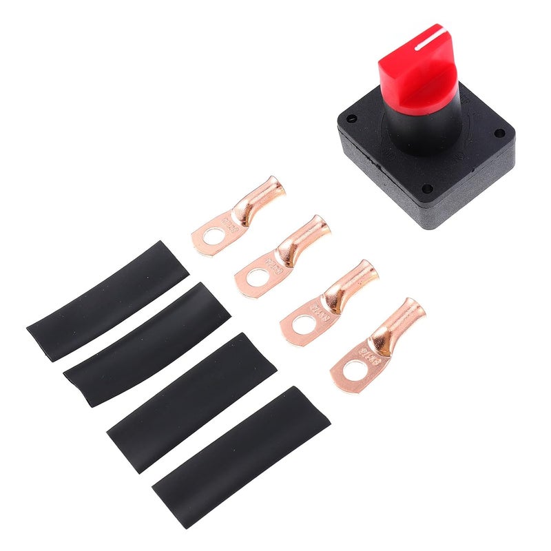 Heavy Duty Battery Disconnect Switch with Knob for Car Truck RV Copper Terminal - Image 2