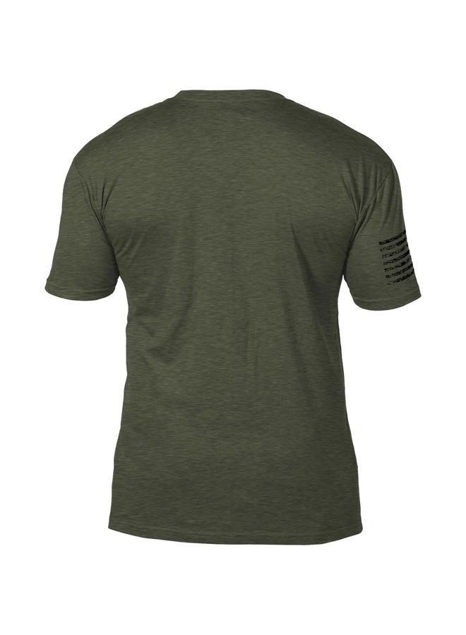 7.62 Design Army 'Ranger Tab' Battlespace Men's T-Shirt, Heather Military Green, S - Image 2