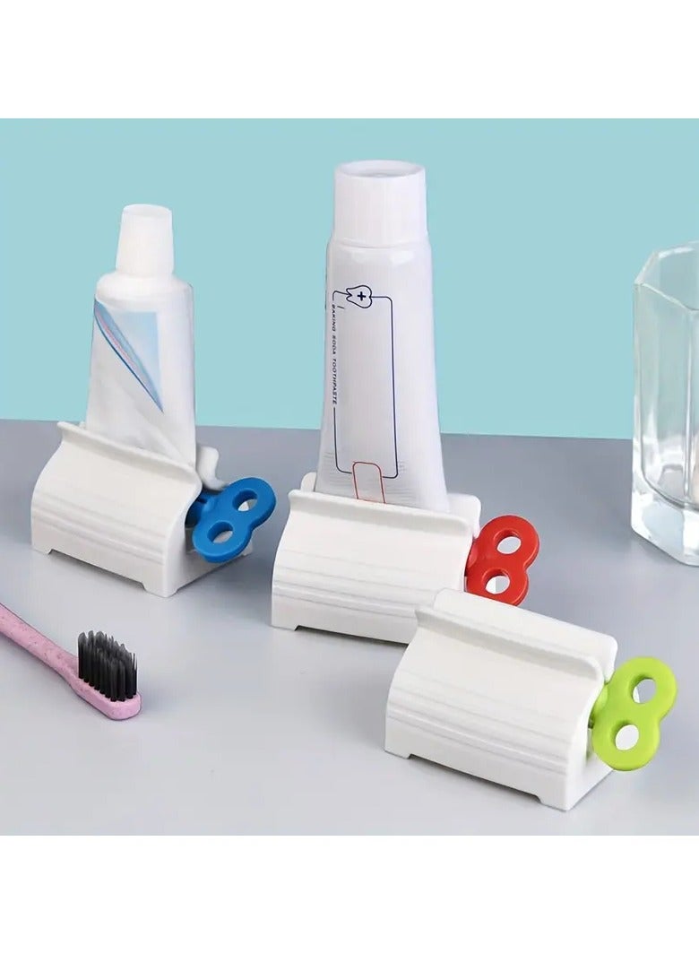 Goolsky 3-Pack Toothpaste Tube Squeezer, Manual Toothpaste Dispenser Holder, Bathroom Toothpaste Squeezer Tool, Portable Toothpaste Squeezer with No Electricity Needed, Creative Manual Toothpaste Squeezer for Home Use - Image 5