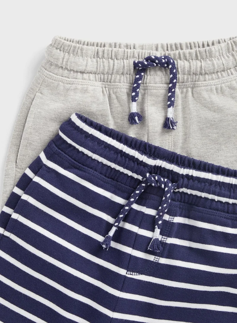 mothercare Kids 3 Pack Striped Shorts