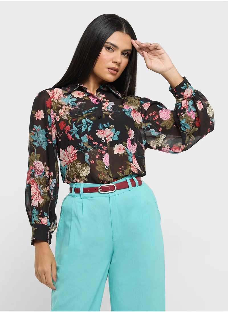 ELLA Floral Print Top