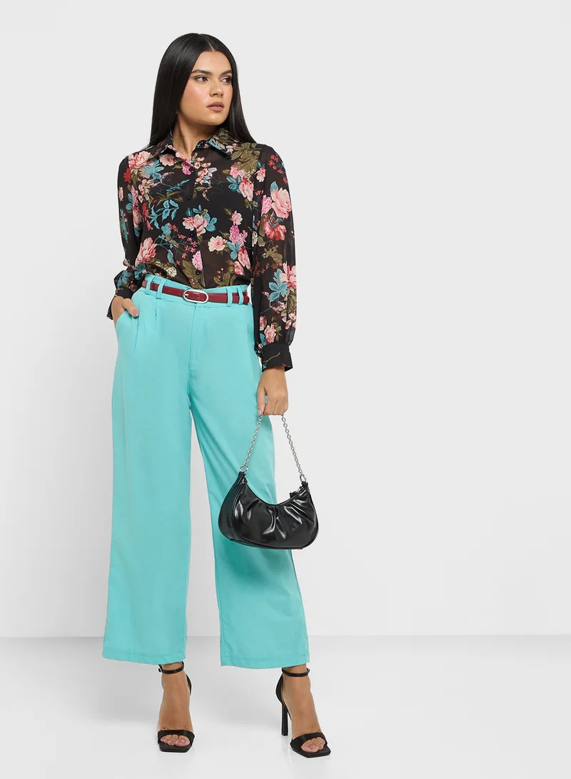 ايلا Floral Print Top