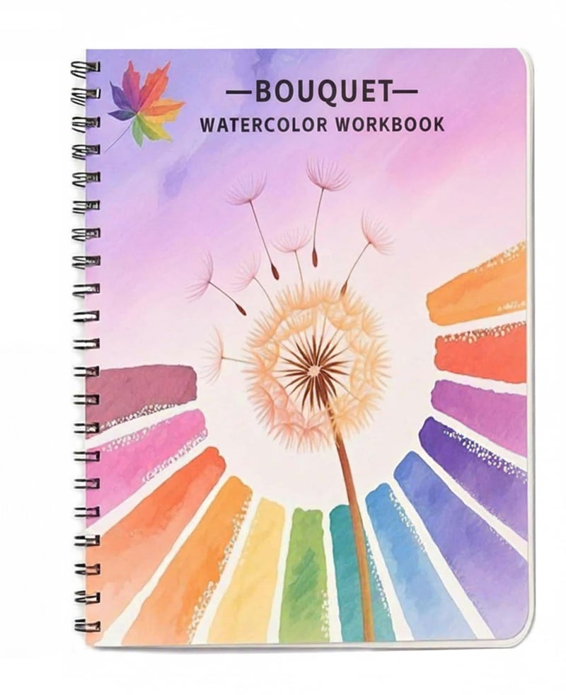 EVRSUWZ Watercolor Workbooks, Beginner Watercolor Painting Kit â€“ Perfect for Gifting to Spark Creativity & Joy for Adults (Bouquet -Without Palette) - Image 1