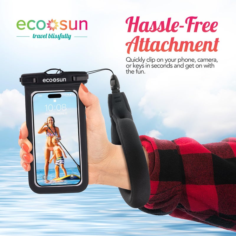 Eco Sun Floating Wrist Strap (2-pack) â€“ Suitable For All Phones (incl. 16 Pro Max), GoPros, Cameras â€“ Floats Up To 0.55 lbs (250g) - Image 5