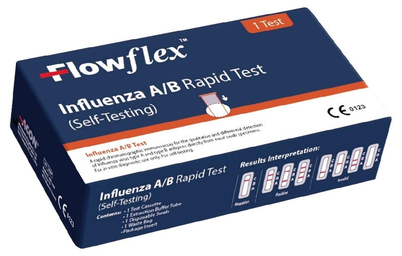 Flowflex Flow Flex Influenza A/B Rapid Test Single