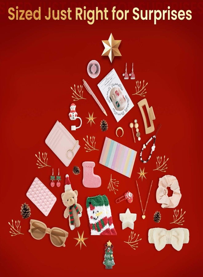 Bearhug تقويم عيد الميلاد Bearhug 2025، 24 هدية عيد الميلاد مغلفة بشكل فردي للنساء، هدية عيد الميلاد - Image 2