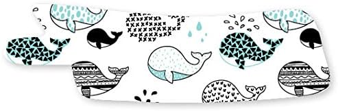 Nasogastric or Oxygen Tube precut Adhesive Tape Whales Theme x 10 Pack. (Left Side)