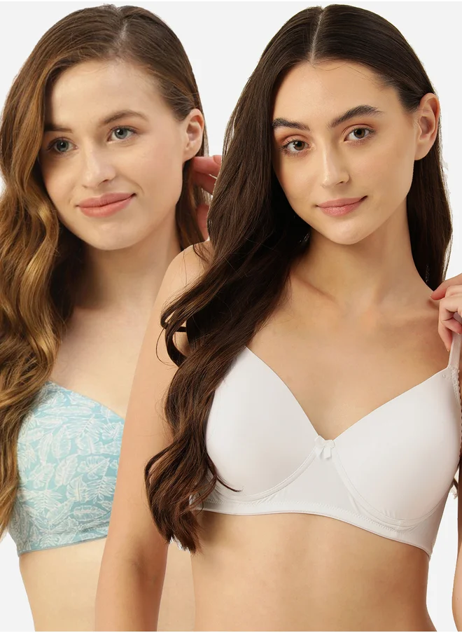 ليدينغ ليدي Pack of 2 - Padded Non-Wired T-Shirt Bra