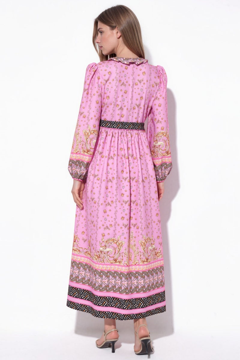 Jennyfer Floral Belted Maxi Dress - Image 3