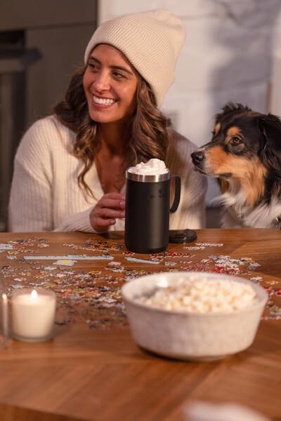 Stanley Everyday Camp Mug 24oz | Drink Through Lid | Cup for Coffee  Tea and Drinks | Insulated Stainless Steel Coffee Mug | BPA-Free | Black 2.0 - Image 3
