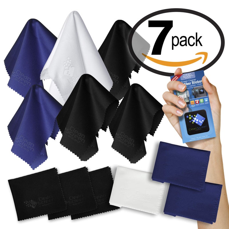 CLEAN SCREEN WIZARD Clean Screen Wizard Lens Cleaning Cloths Electronic Cleaner Micro Fiber Eye Glass Clean Cloths and Lens Cleaner, Lint Free Microfiber and Microfibre Sticker Screen Cleaner for Cell Phones (7 Pack)  - Image 2