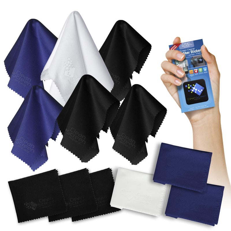 CLEAN SCREEN WIZARD Clean Screen Wizard Lens Cleaning Cloths Electronic Cleaner Micro Fiber Eye Glass Clean Cloths and Lens Cleaner, Lint Free Microfiber and Microfibre Sticker Screen Cleaner for Cell Phones (7 Pack)  - Image 1