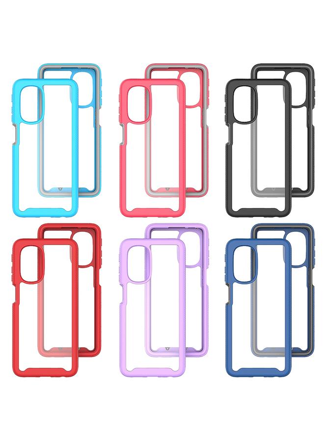 اس-توب جراب لهاتف Motorola Moto G51 5G، جراب هاتف PC شفاف من مادة TPU بلون سادة، بتصميم سماء مرصعة بالنجوم - Image 2