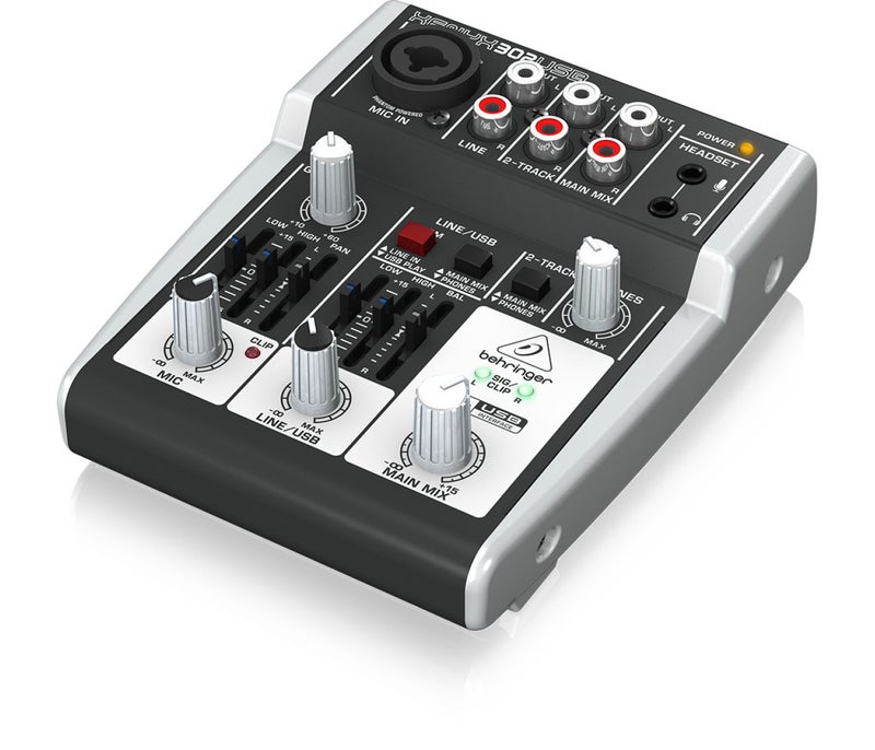 Behringer Xenyx 302USB Mixer with USB- 3 Channels - Image 4