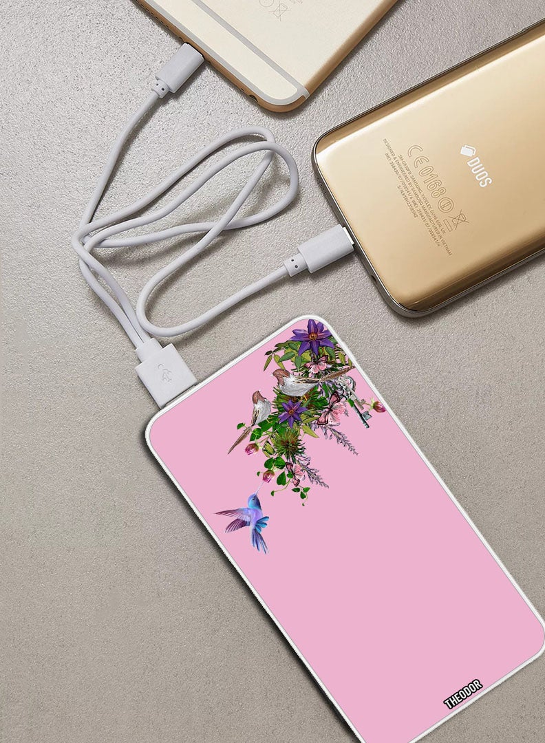 Theodor 10,000 mAh Super Fast Charging Ultra Compact Power Bank with Quick Charge & Power Delivery, Portable Charger For iPhone and Android Birds - Image 2