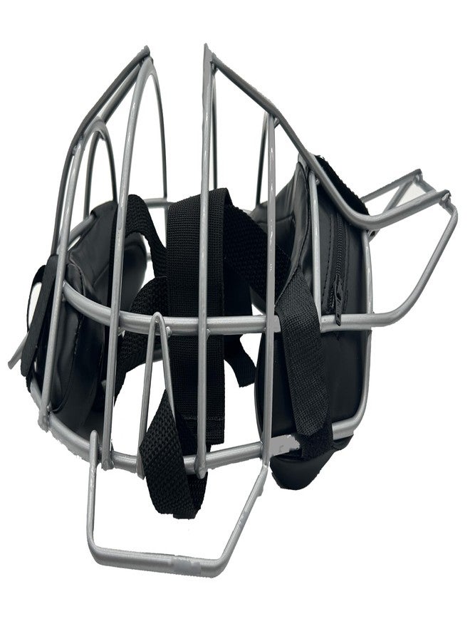 Jadekylin Baseball &t Softball Catcher's mask (Black & Silver) - Image 4