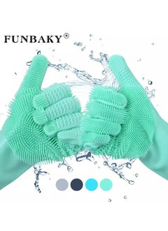 Spaceshoop Magic Silicone Dish Washing Gloves  One Size  - Image 2
