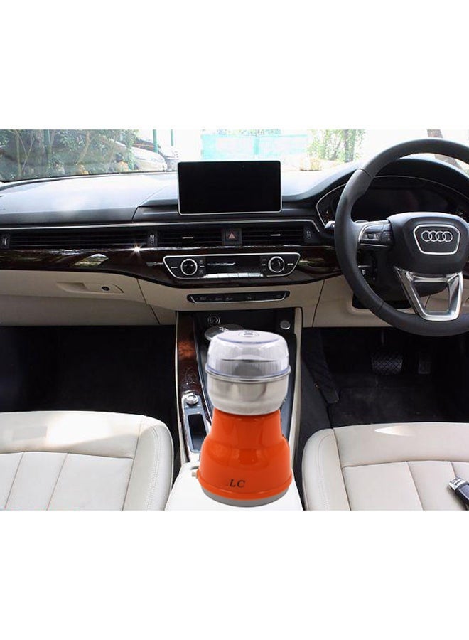 ال سي مطحنة قهوة كهربائية 150 واط – فضي/برتقالي - Image 4