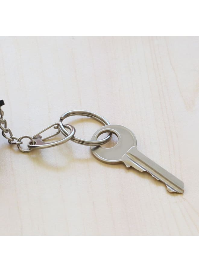 ® 200 قطعة من حلقات المفاتيح مقاس 1 بوصة من الفولاذ المقاوم للصدأ ذات حواف مستديرة منقسمة/حلقات مفاتيح.