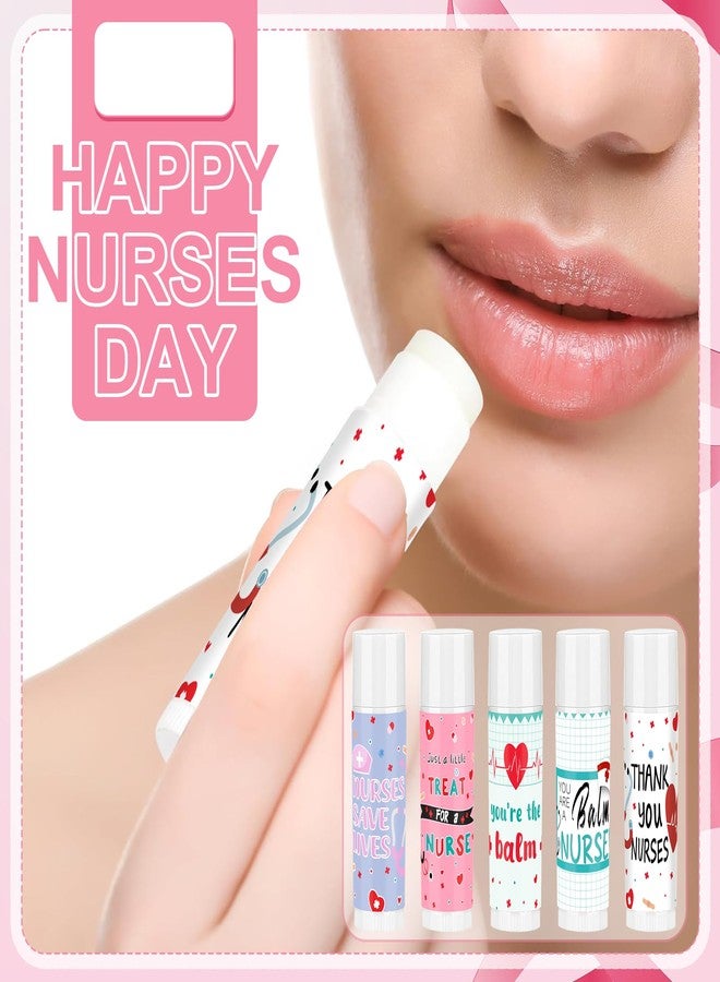 Jiytivity 50 Set/100 Pcs CNA Nurse Appreciation Gifts Bulk Nurse Lip Balm Include 50 Nurse Week Lip Balms 50 Nurse Card and Twist Ties Nurse Appreciation for Nursing Doula Ob Day Patient Access Week Favor - Image 3