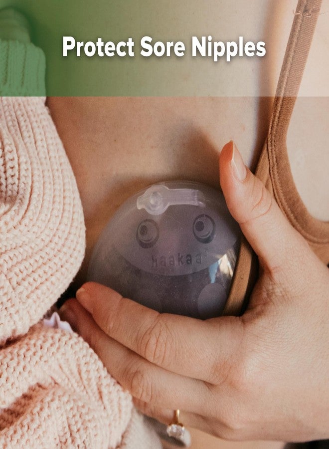 haakaa Ladybug Milk Collector 1.4oz/40ml 1pc - Wearable Nursing Cup | Soft Breast Shell | Breastmilk Saver | Portable Letdown Catcher for Pumping On The Go Breastfeeding Moms, Protects Sore Nipples - Image 5