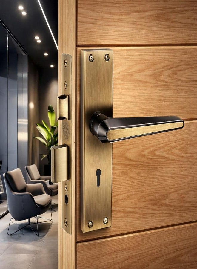 Harrison Door Locks for Main Door, Door Lock for Bedroom, Mortise Door Lock Set, Mortise Door Handle, Door Locks Handlesets with 3 Key | Antique Finish | 30608 | for Office/Hotel/Home - Image 1