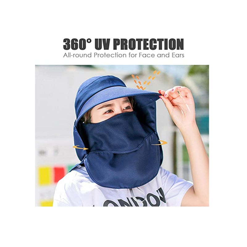 Barakah Wide Brim Sun Hat, Fishing Hat for Men & Women, Outdoor UV Sun Protection Hat, Waterproof Breathable Nylon Hiking Hat, Multifunctional UPF 50 Protection Bucket Fishing Cap - Image 4