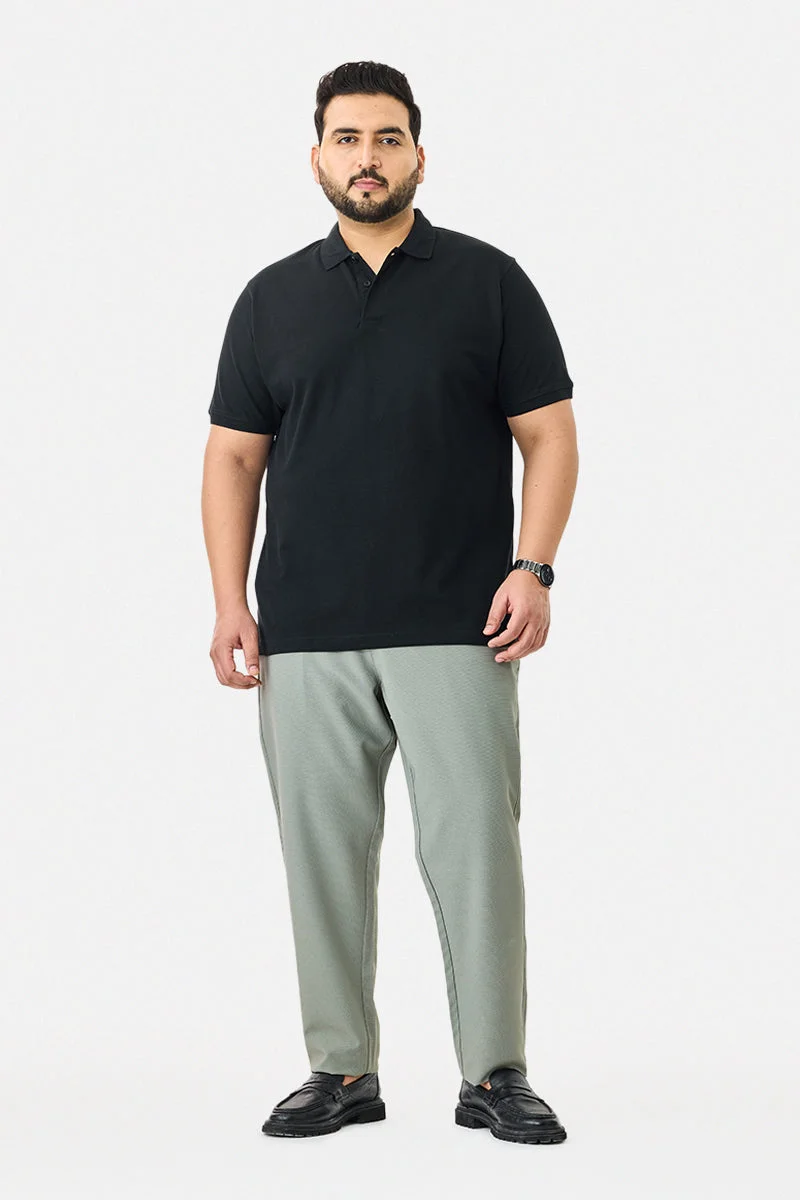 SNITCH Polo 100% Cotton Regular Fit Plus Size T-Shirt