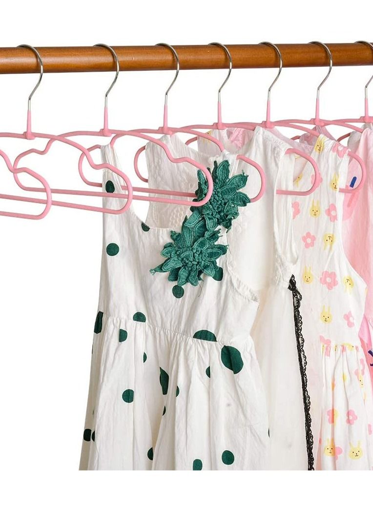 Amber Home 20 Piece Non Slip Metal Baby Coat Hanger Children Hanger Kids Clothes Hanger - Image 5