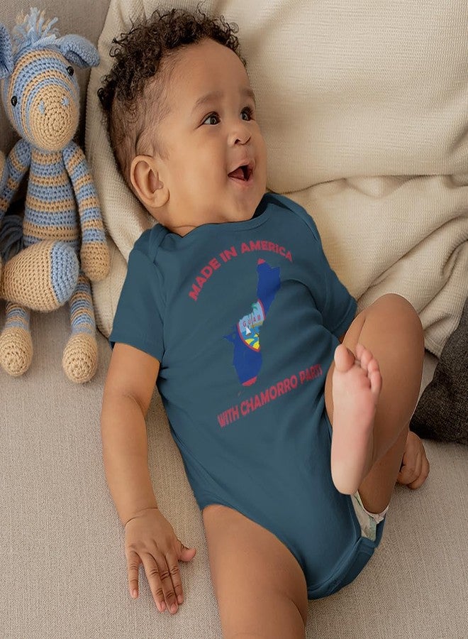 Speedy Pros Baby Bodysuit Made in America with Chamorro Guam Parts Funny Cotton Boy & Girl Clothes White Newborn - Image 2