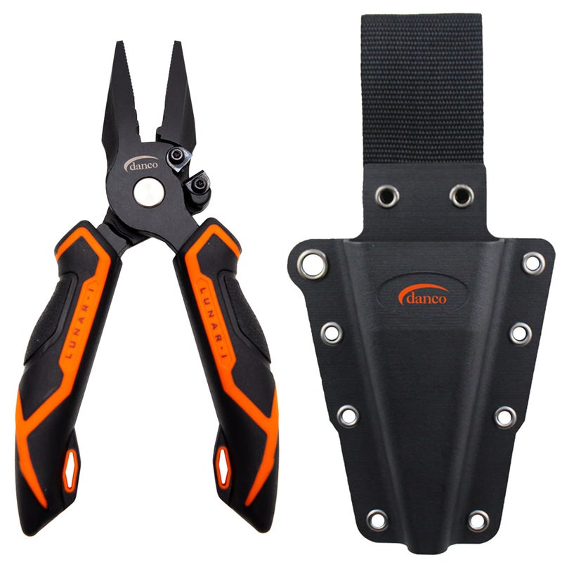 danco Lunar 65 Stainless Steel Fishing Pliers with Custom Molded Sheath and Tungsetn Carbinde Side Cutters Fishing Tools Freshwater and Saltwater Fishing Pliers - Image 2