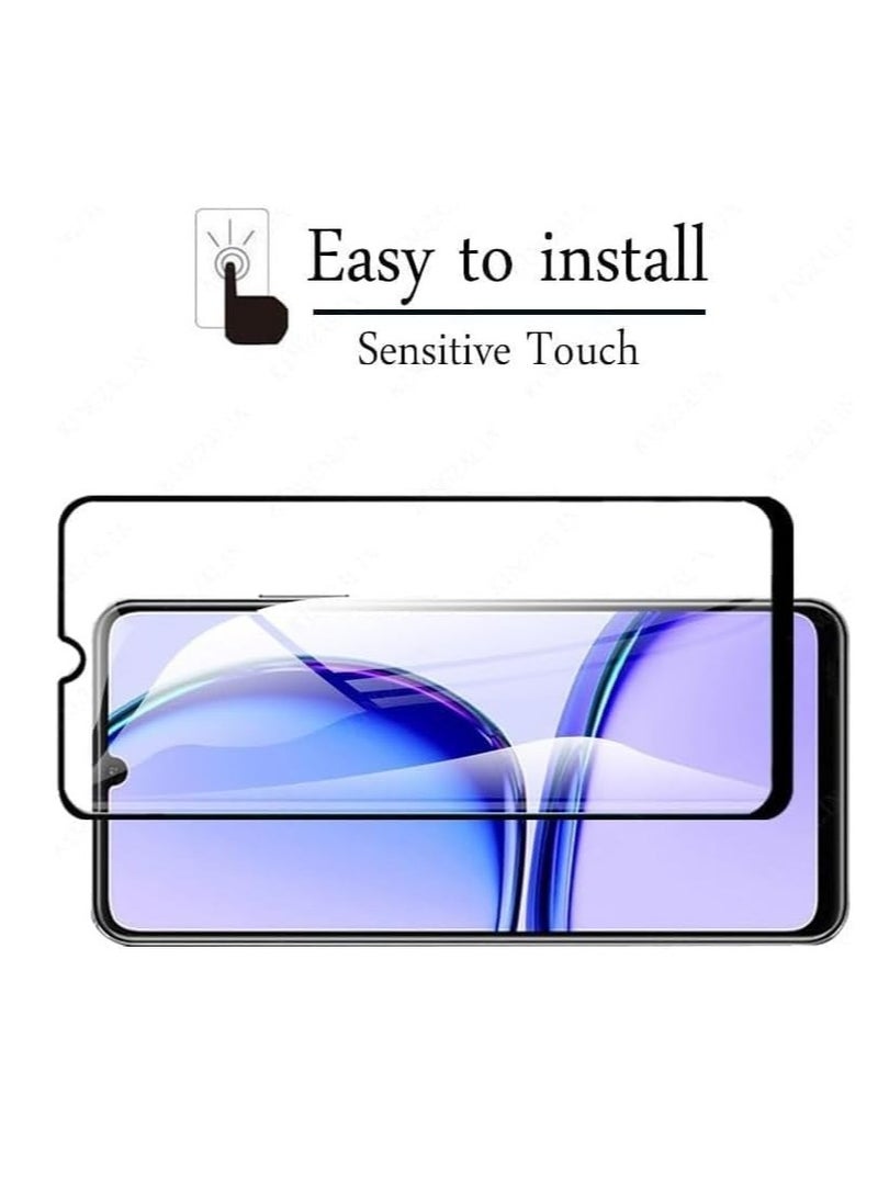 Glass Screen Protector HD Clear For Samsung Galaxy A05S / A05 Anti Shock With Black Edges To Protect Phone Screen - Image 2