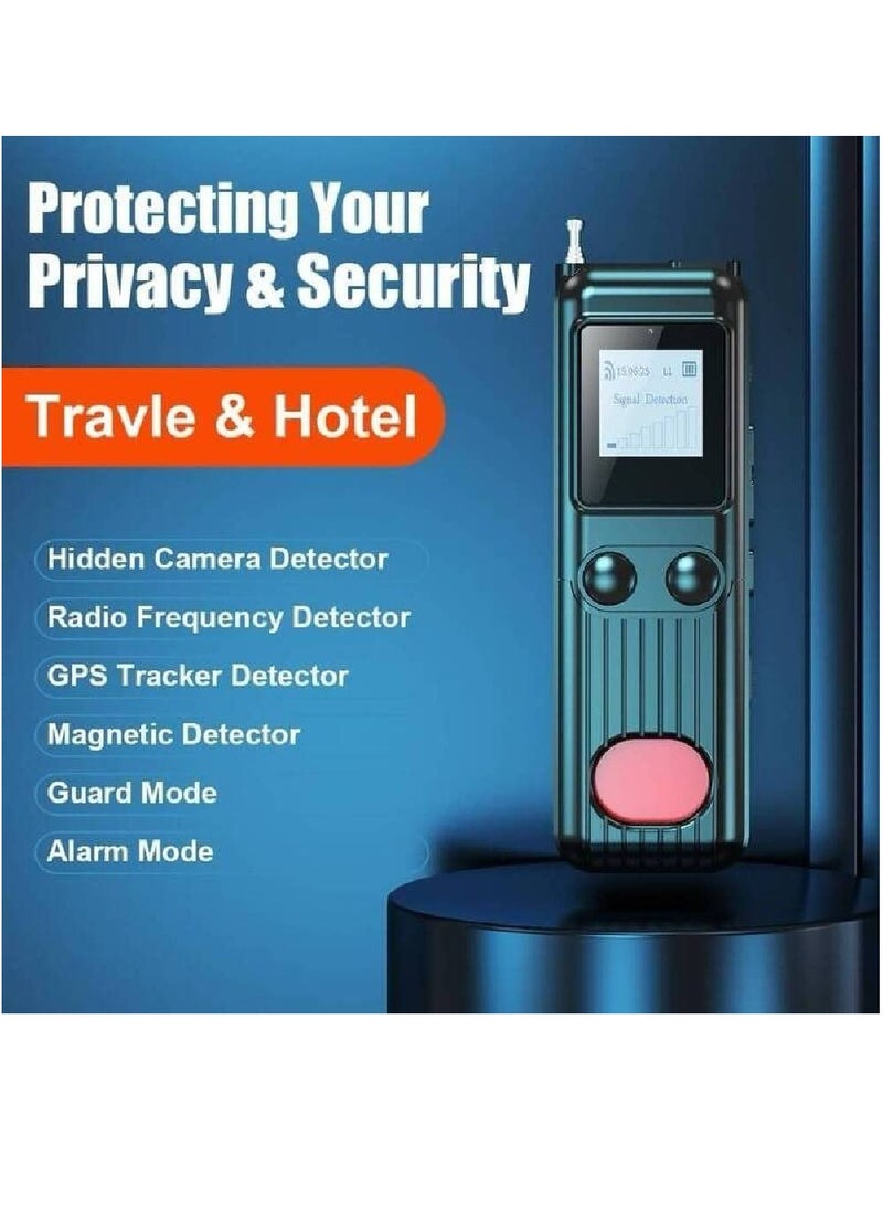 Arabest - New Design Hidden Camera Detectors, Aunty Hidden Detection Devices, Car GPS Tracker Detector, Wireless Signal Anti-Sneak Anti-Monitoring Scan Tracker Detector IR Camera Detector Black - Image 1