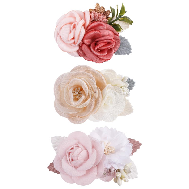 BFNAAgirl Flower Hair Clip BFNAAgirl Baby Girl Hair Bows Hair Accessories Alligator Clips for Infants Toddlers Gift (one size, flower8059) - Image 1
