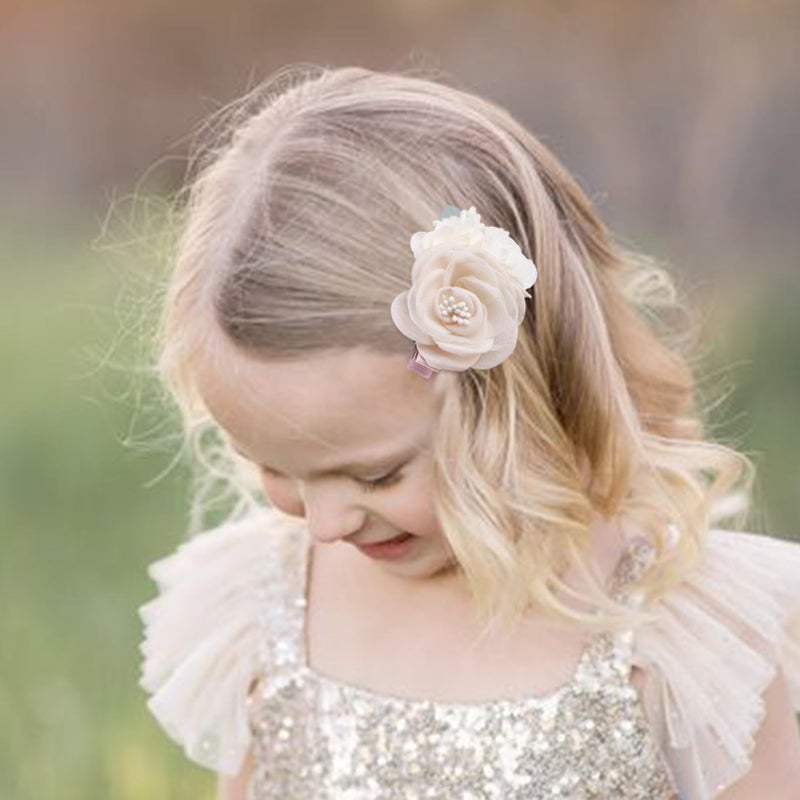 BFNAAgirl Flower Hair Clip BFNAAgirl Baby Girl Hair Bows Hair Accessories Alligator Clips for Infants Toddlers Gift (one size, flower8059) - Image 5